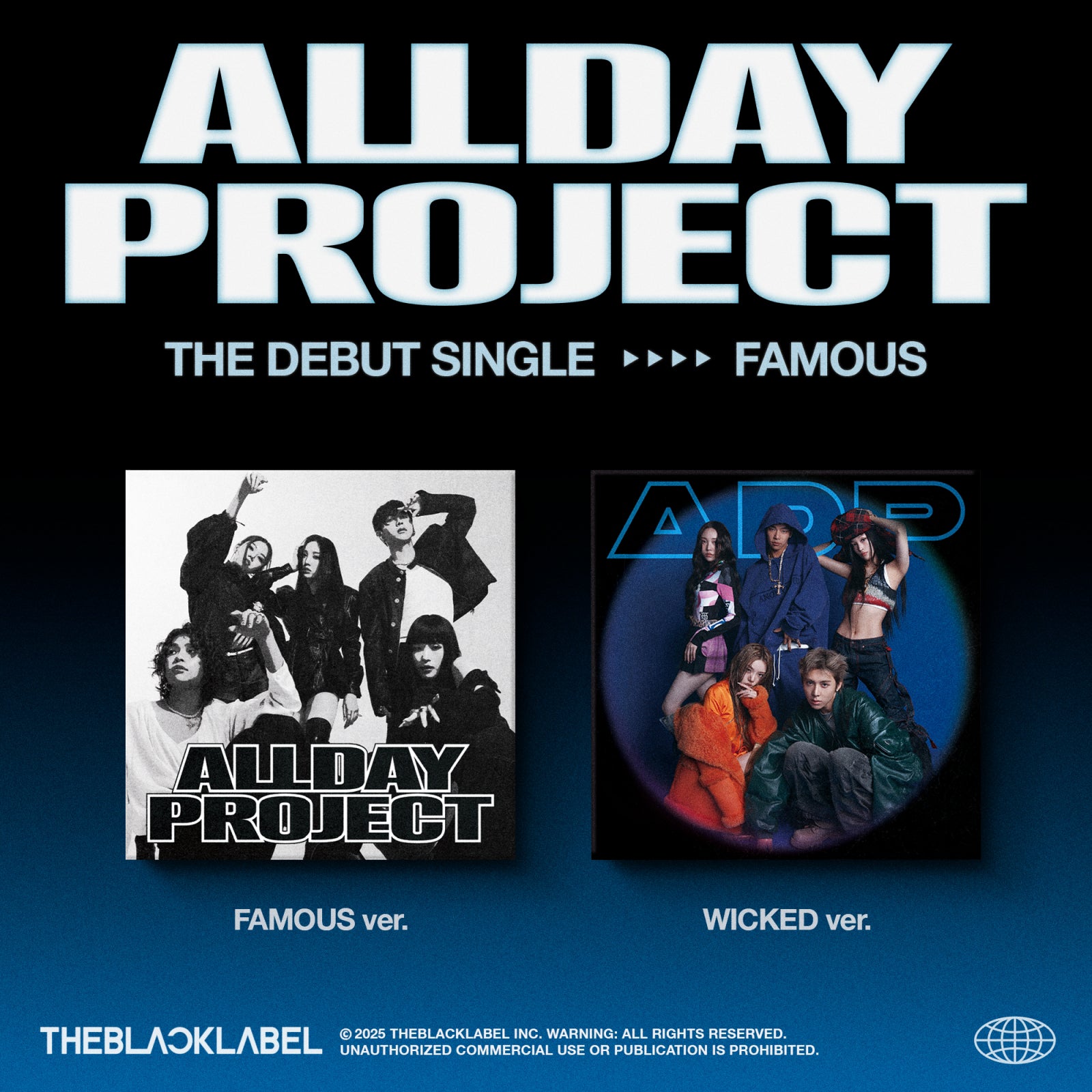 【抜け無】ALLDAY PROJECT FAMOUS WICKED サイン CD ALLDAY PROJECT - FAMOUS – Munwa