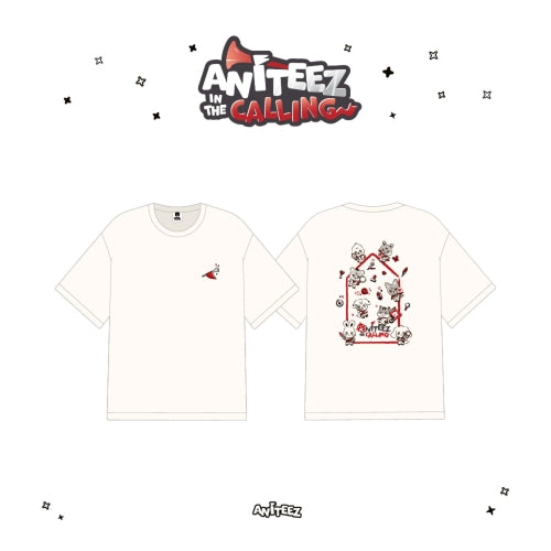 ATEEZ アチズ hello82 コーチェラ 限定 MD Tシャツ ATEEZ] ANITEEZ IN THE CALLING MD - CREAM T-SHIRT – Munwa