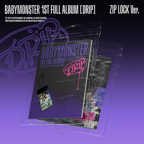 babymonster drip サイン入り　ルカ　ベビモン zip lock BABYMONSTER - DRIP [ZIP LOCK Ver.] – Munwa