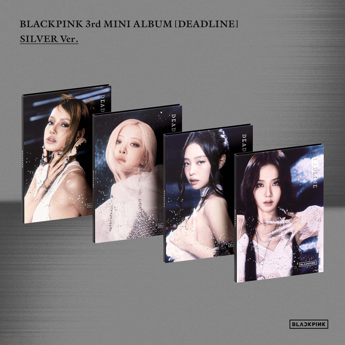 BLACKPINK DEADLINE タワレコラキドロ　4種コンプセット BLACKPINK - DEADLINE (SET SILVER Ver.) – Munwa