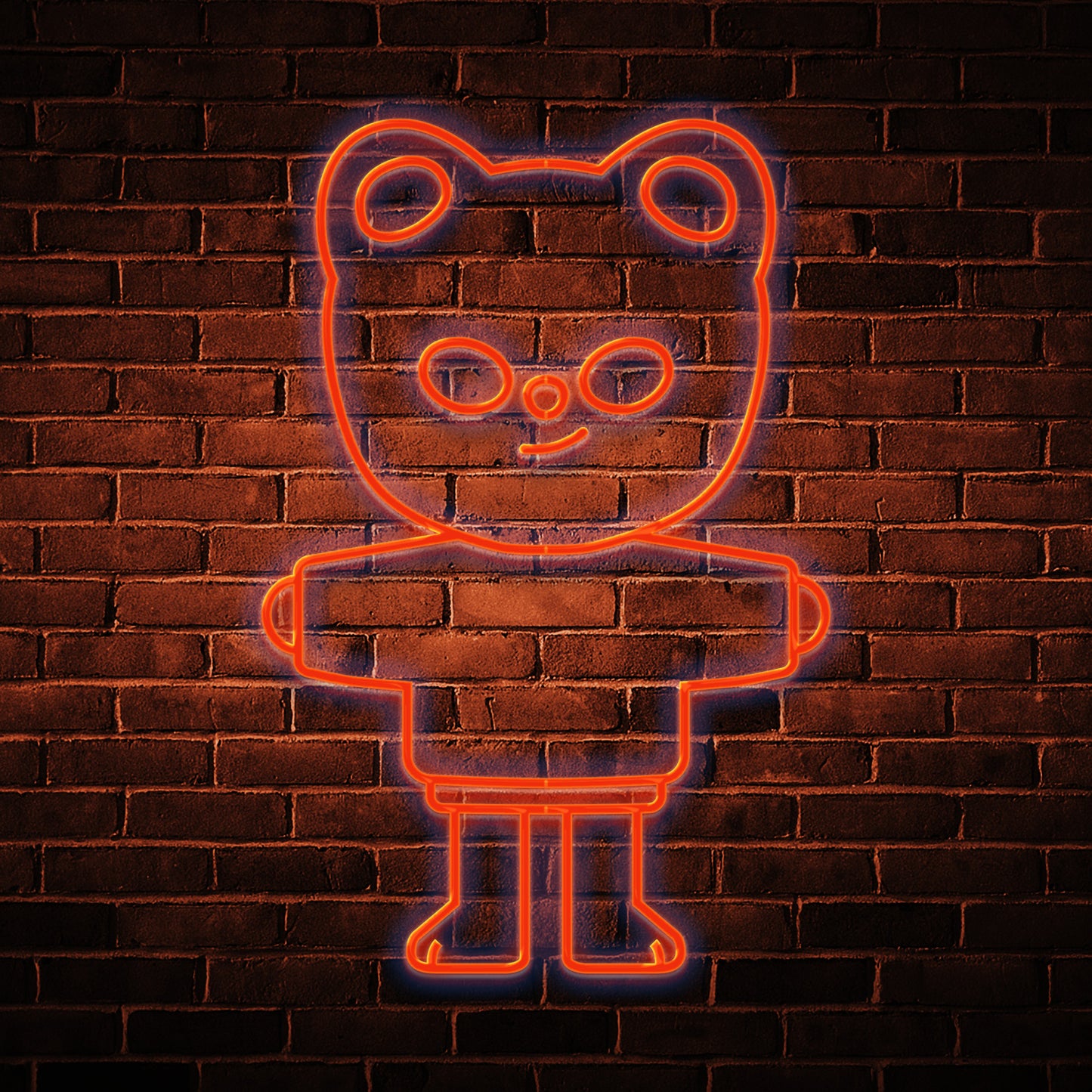 Néon LED Mural inspiré de Jiniret le SKZOO de Hyunjin de Stray Kids