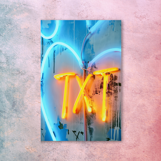 Affiche K-POP, inspirée par TXT TOMORROW X TOGETHER S3 (EXCLUSIVITÉ MUNWA).