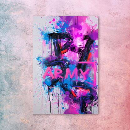 Affiche K-POP, inspirée par BTS Army Art Peinture S5 (EXCLUSIVITÉ MUNWA)