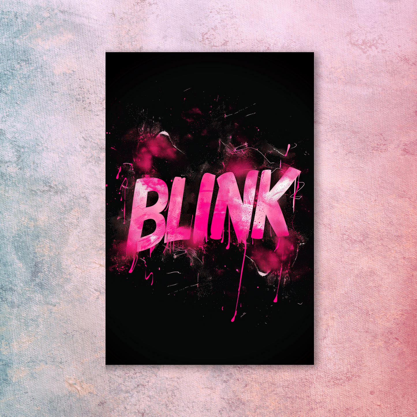 Affiche K-POP, inspirée par BLACKPINK, BLINK S1 (EXCLUSIVITÉ MUNWA)