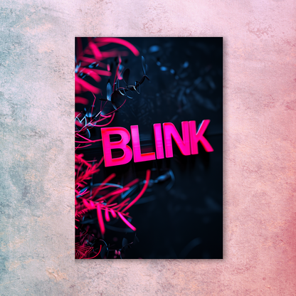 Affiche K-POP, inspirée par BLACKPINK, BLINK S3 (EXCLUSIVITÉ MUNWA)