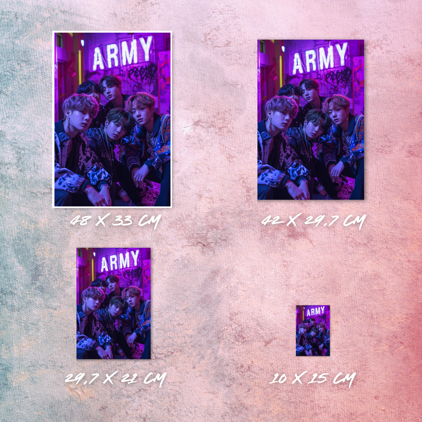 Affiche K-POP, inspirée par BTS Army S11 (EXCLUSIVITÉ MUNWA)