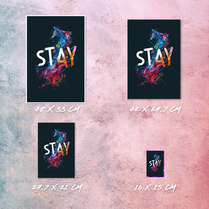 Affiche K-POP, inspirée par Stray Kids Stay S4 (EXCLUSIVITÉ MUNWA)