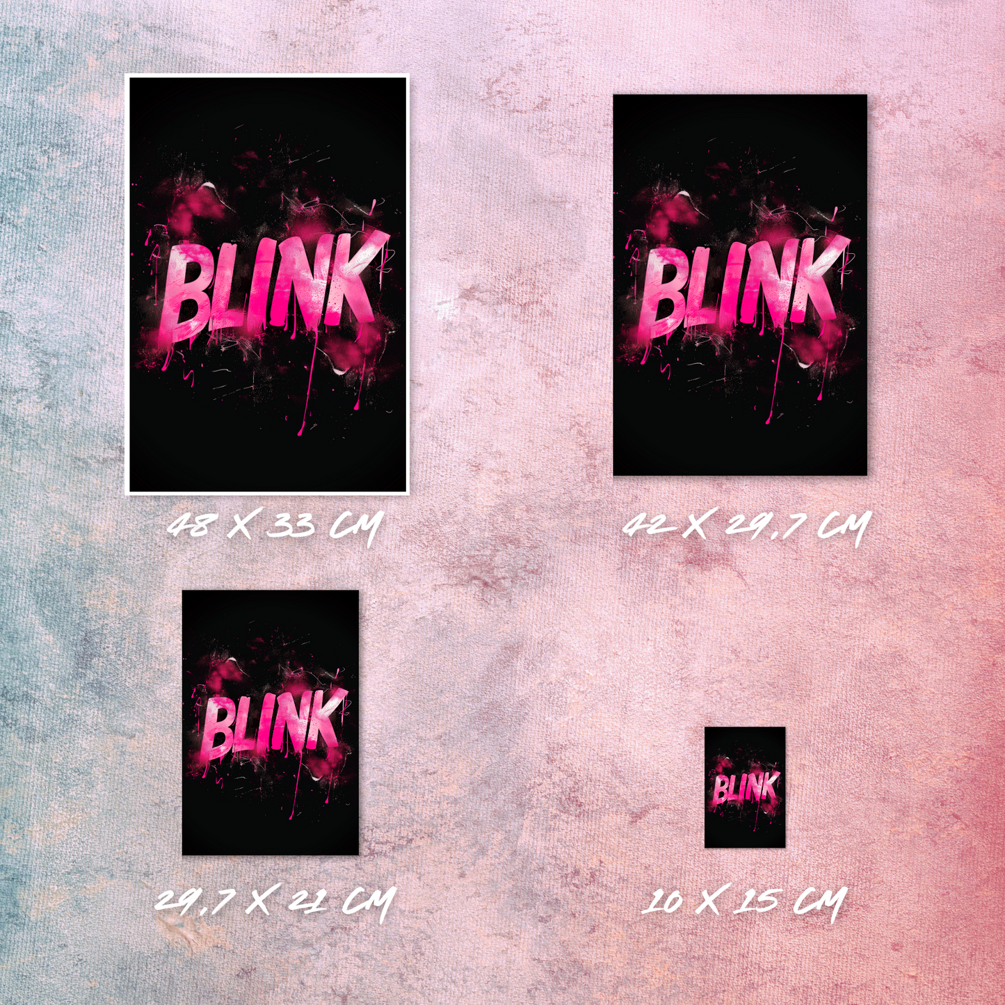 Affiche K-POP, inspirée par BLACKPINK, BLINK S1 (EXCLUSIVITÉ MUNWA)