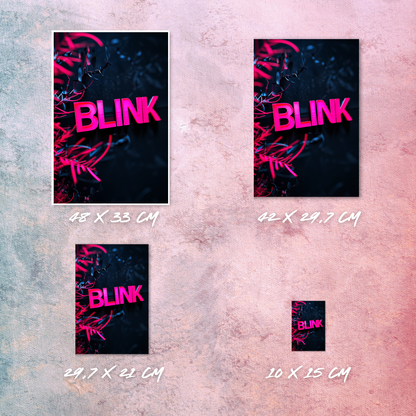 Affiche K-POP, inspirée par BLACKPINK, BLINK S3 (EXCLUSIVITÉ MUNWA)