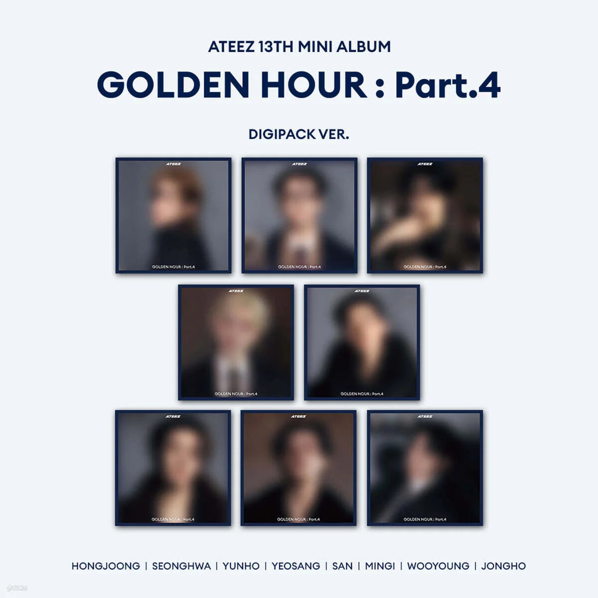 ATEEZ – 13th Mini Album [GOLDEN HOUR : Part.4] (DIGIPACK VER.) (RANDOM)