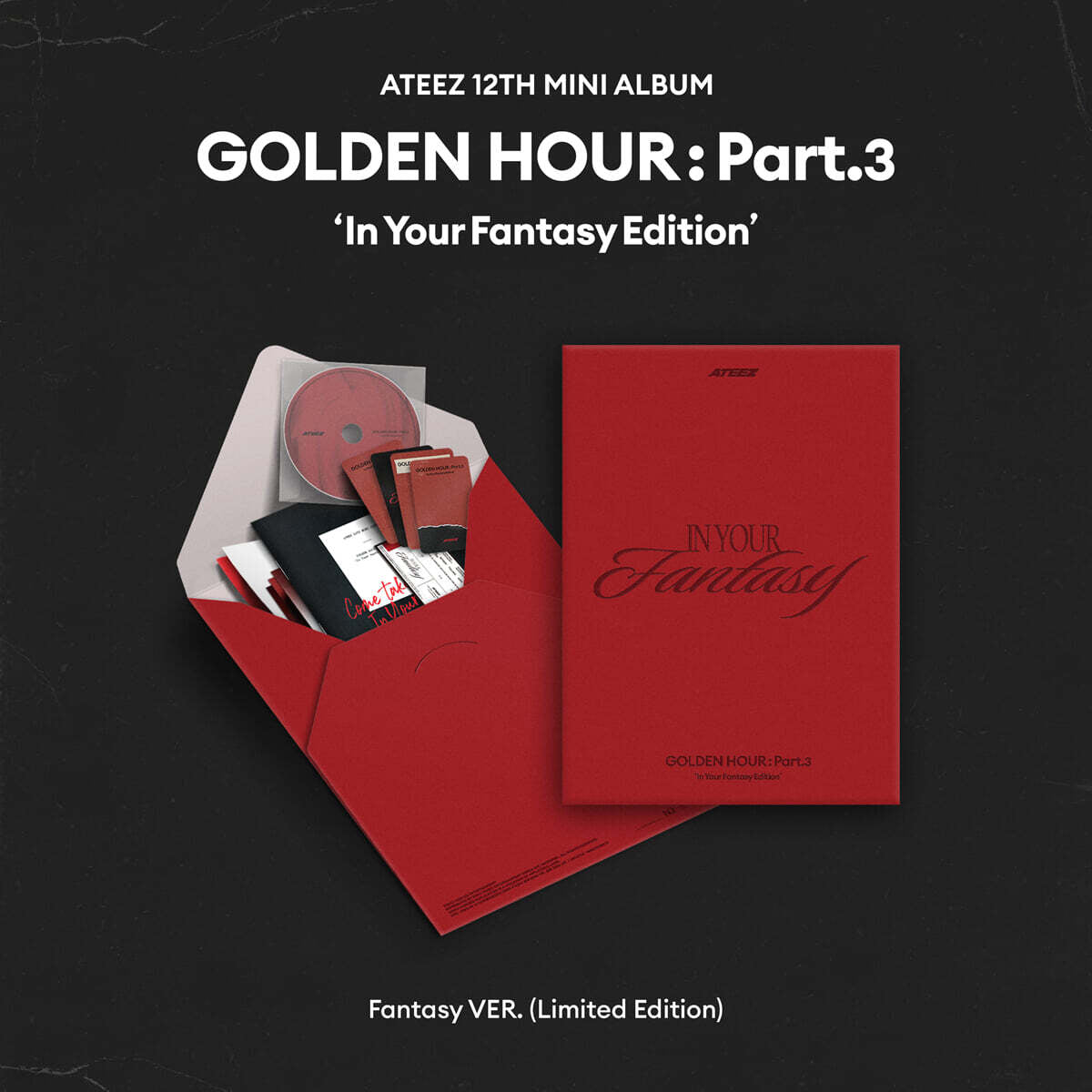 ATEEZ – GOLDEN HOUR : Part.3 'In Your Fantasy Edition' [Fantasy Ver.] (Édition Limitée)