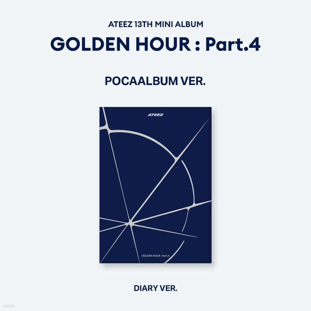 ATEEZ – 13th Mini Album GOLDEN HOUR : Part.4 (POCA ALBUM VER.)