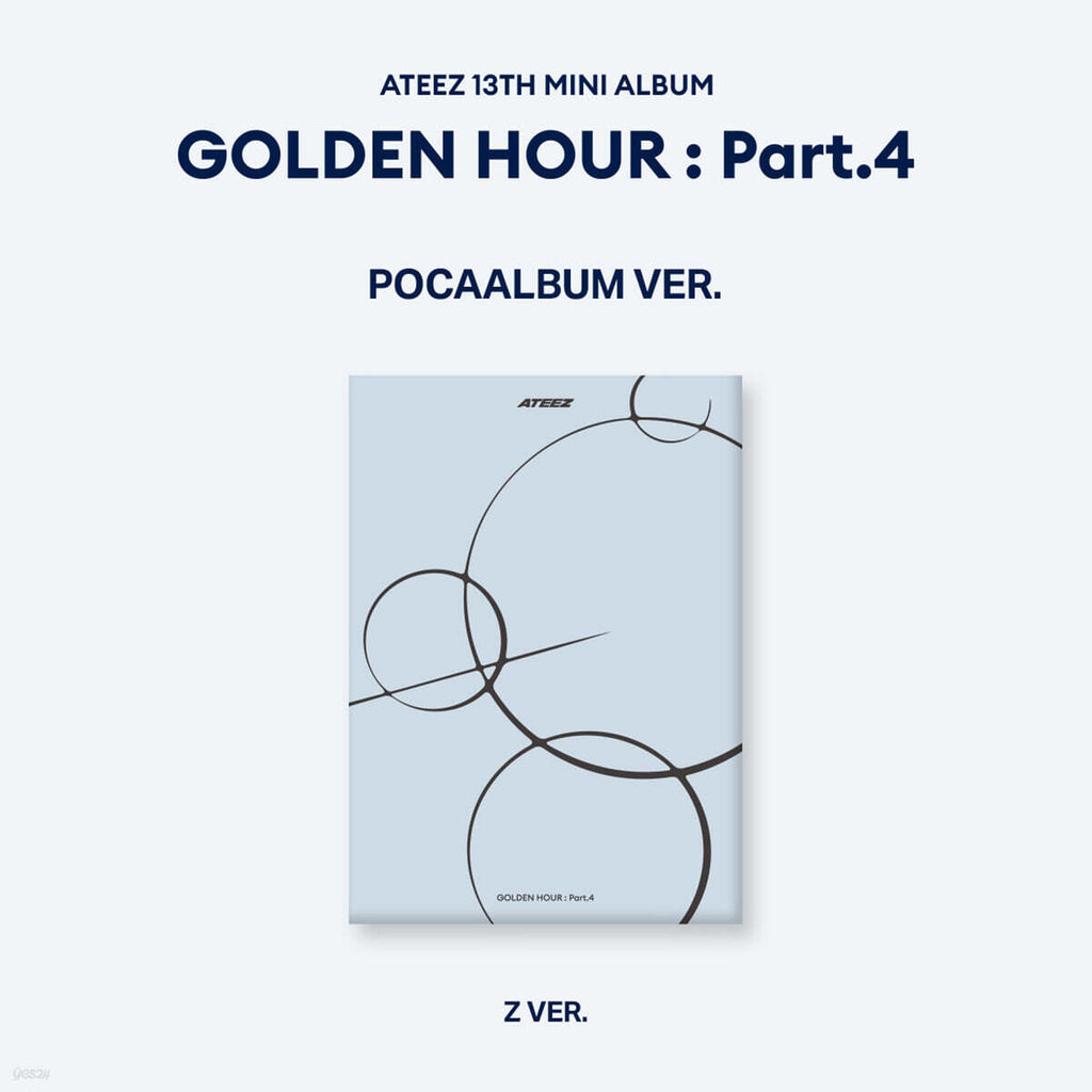 ATEEZ – 13th Mini Album GOLDEN HOUR : Part.4 (POCA ALBUM VER.)