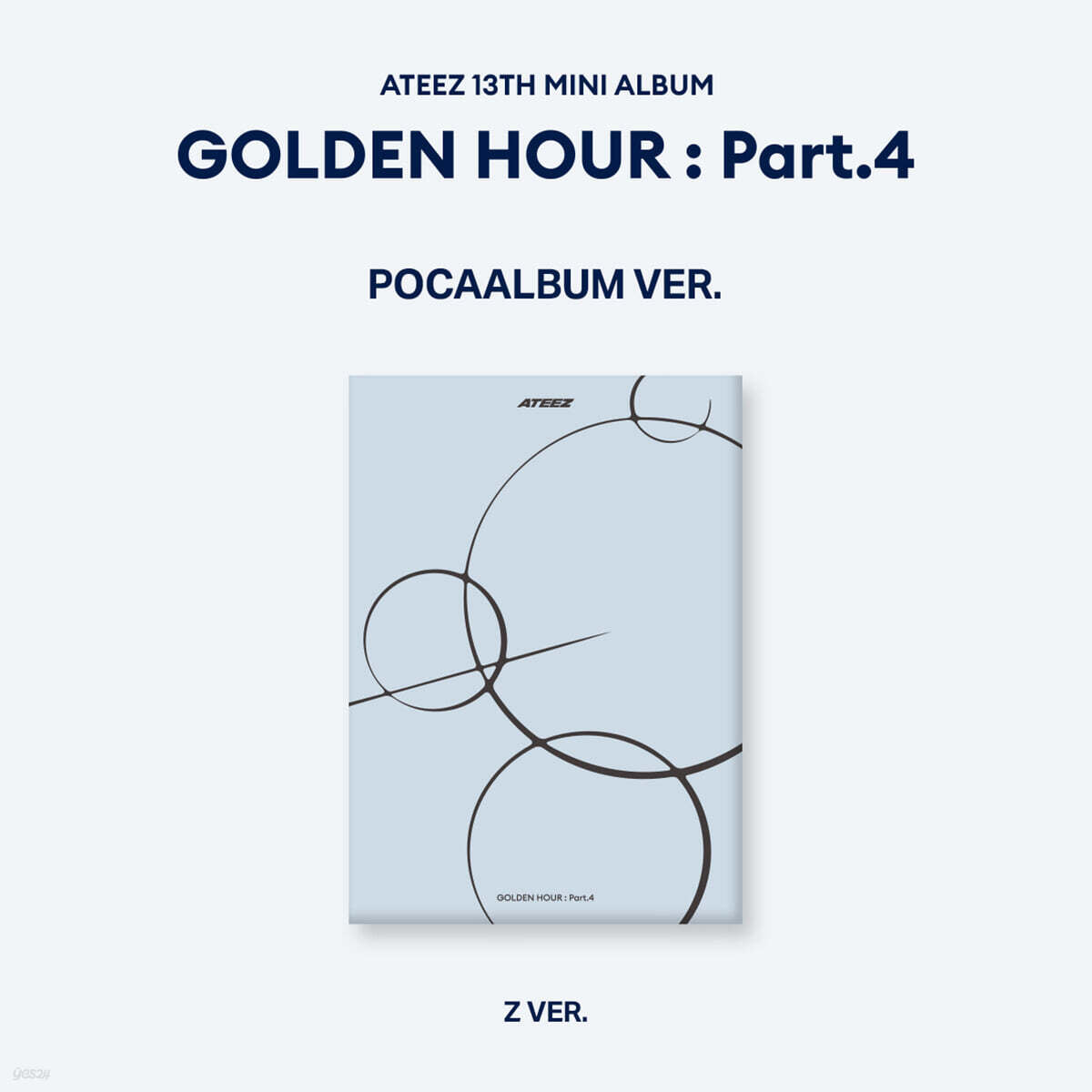 ATEEZ – 13th Mini Album GOLDEN HOUR : Part.4 (POCA ALBUM VER.) - PRECOMMANDE