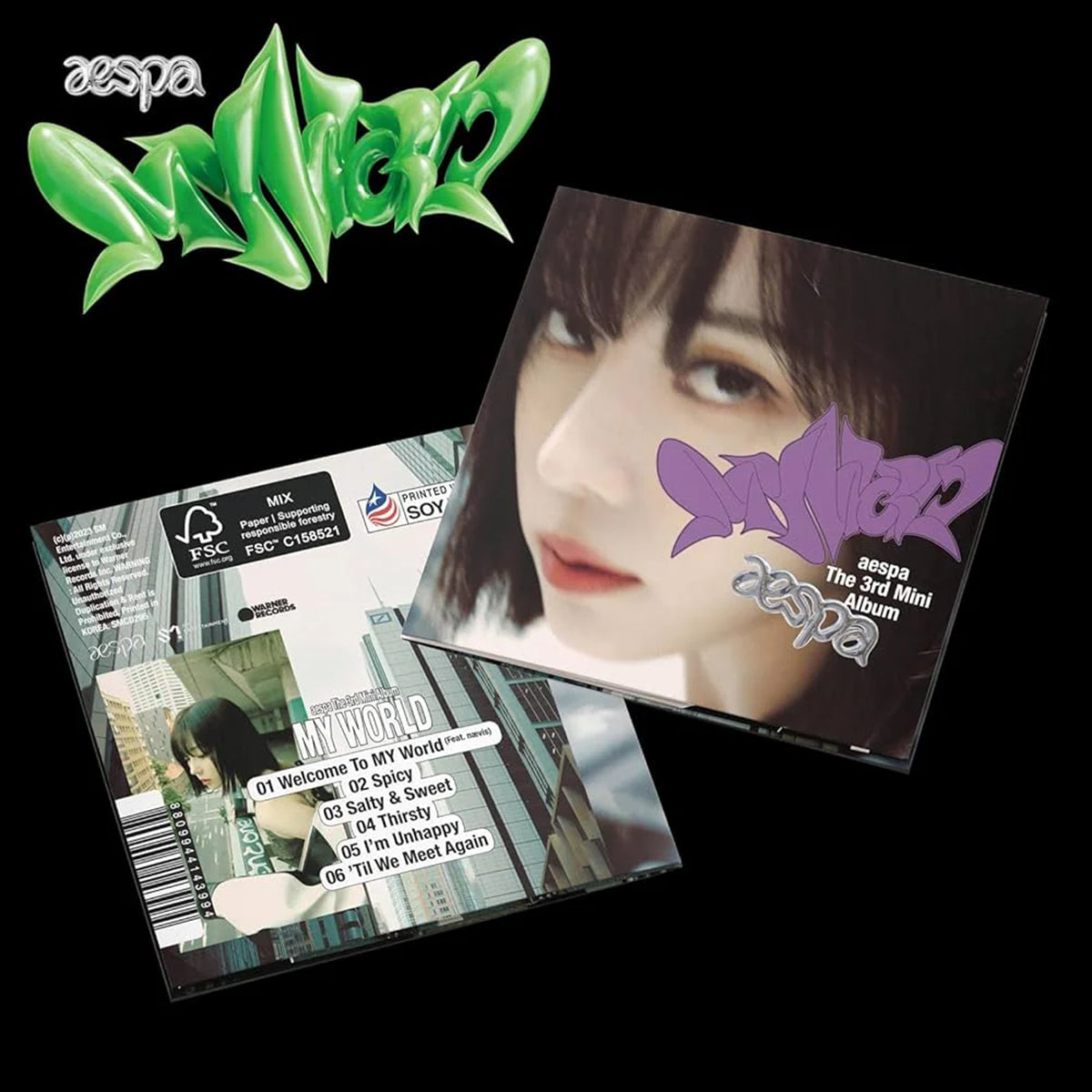 Aespa - MY WORLD [Poster Ver.]