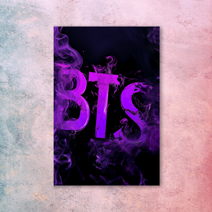 Affiche K-POP, inspirée par BTS S3 (EXCLUSIVITÉ MUNWA)