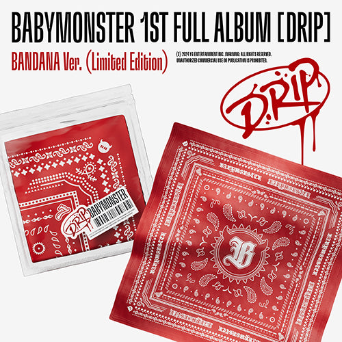 BABYMONSTER - DRIP [BANDANA Ver.][LIMITED EDITION]