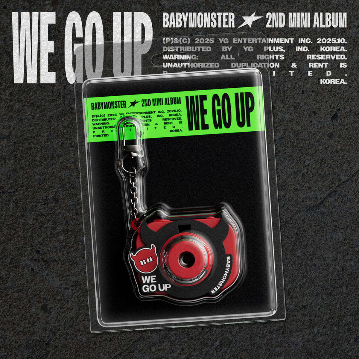 BABYMONSTER – WE GO UP [MINI BEAM KEYRING Ver.] (PRÉCOMMANDES)