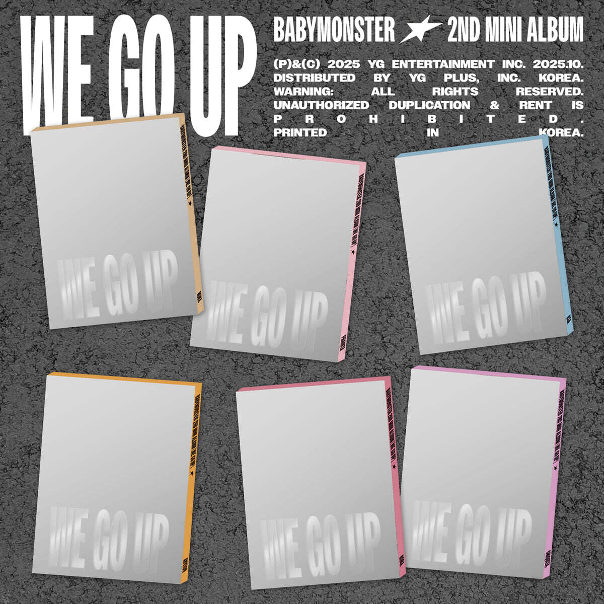 BABYMONSTER – WE GO UP [PATTERN Ver.] (PRÉCOMMANDES)