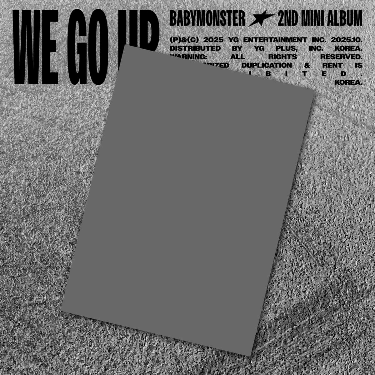BABYMONSTER – WE GO UP [POSTCARD Ver.] (PRÉCOMMANDES)