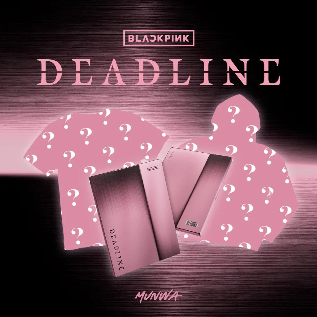 PACK T-SHIRT + SWEAT + BONUS MUNWA + MINI ALBUM BLACKPINK - DEADLINE (PINK Ver.) [PRÉCOMMANDES]