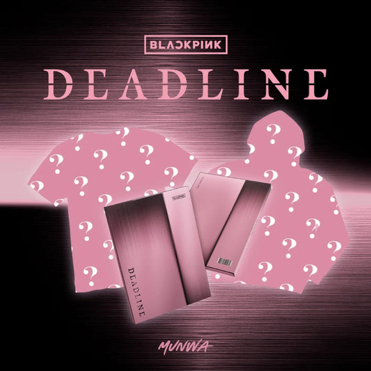PACK T-SHIRT + SWEAT + BONUS MUNWA + MINI ALBUM BLACKPINK - DEADLINE (PINK Ver.) [PRÉCOMMANDES]