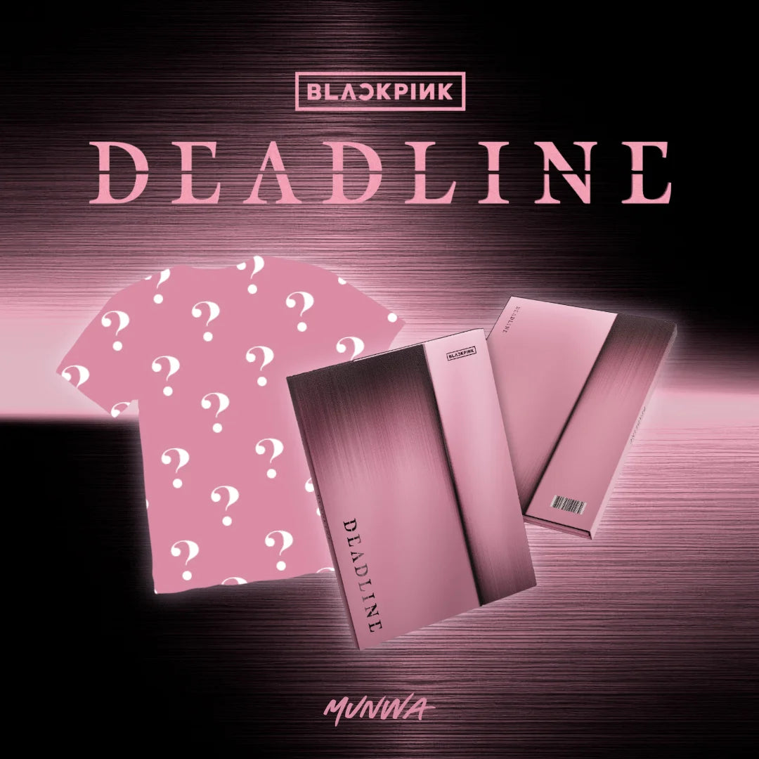 PACK T-SHIRT + MINI ALBUM BLACKPINK - DEADLINE (PINK Ver.) [PRÉCOMMANDES]