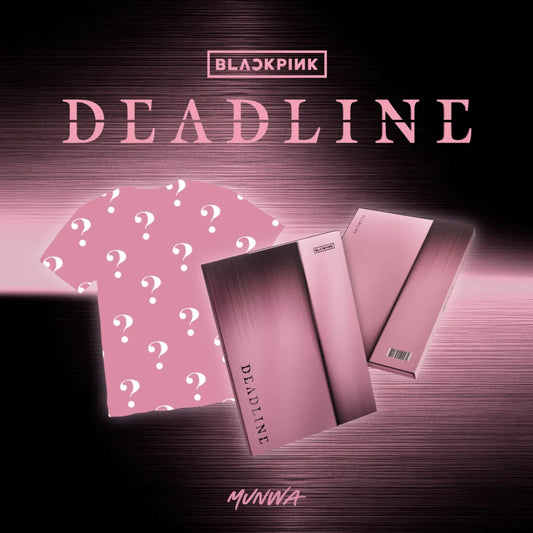 PACK T-SHIRT + MINI ALBUM BLACKPINK - DEADLINE (PINK Ver.) [PRÉCOMMANDES]