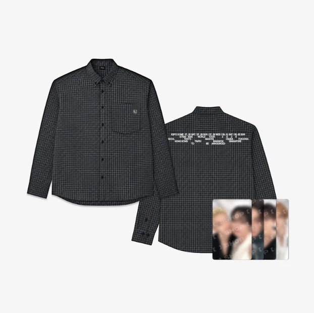 CHECK SHIRT - RUN IT STRAY KIDS