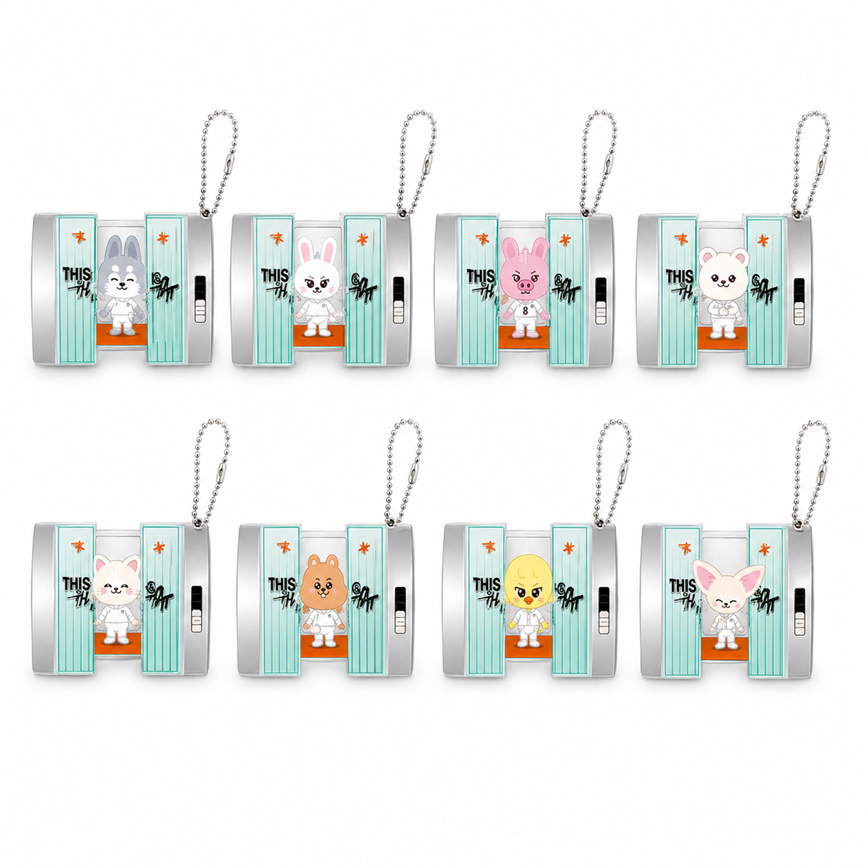 SKZOO Capsule Acrylic Keyring – THIS & THAT