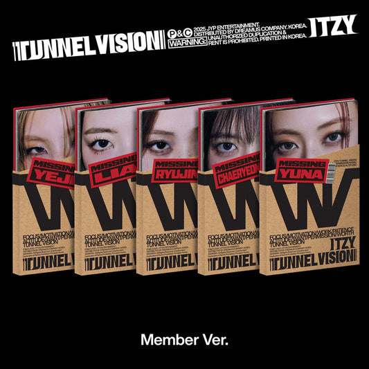 ITZY - TUNNEL VISION [Member Ver.] + BONUS DE PRÉCOMMANDES