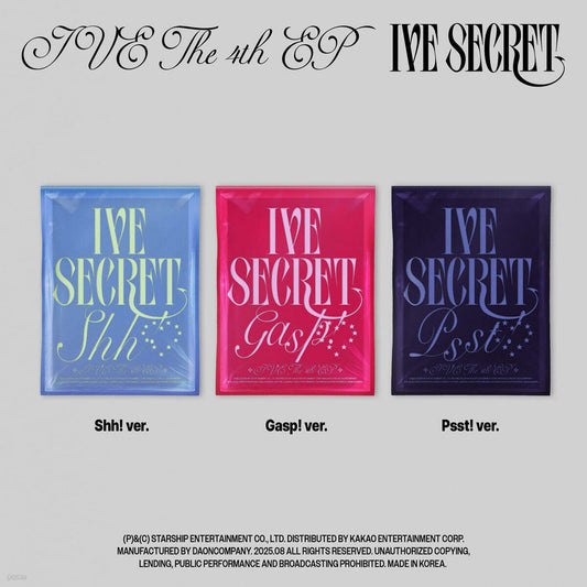 IVE – IVE SECRET + BONUS DE PRÉCOMMANDES