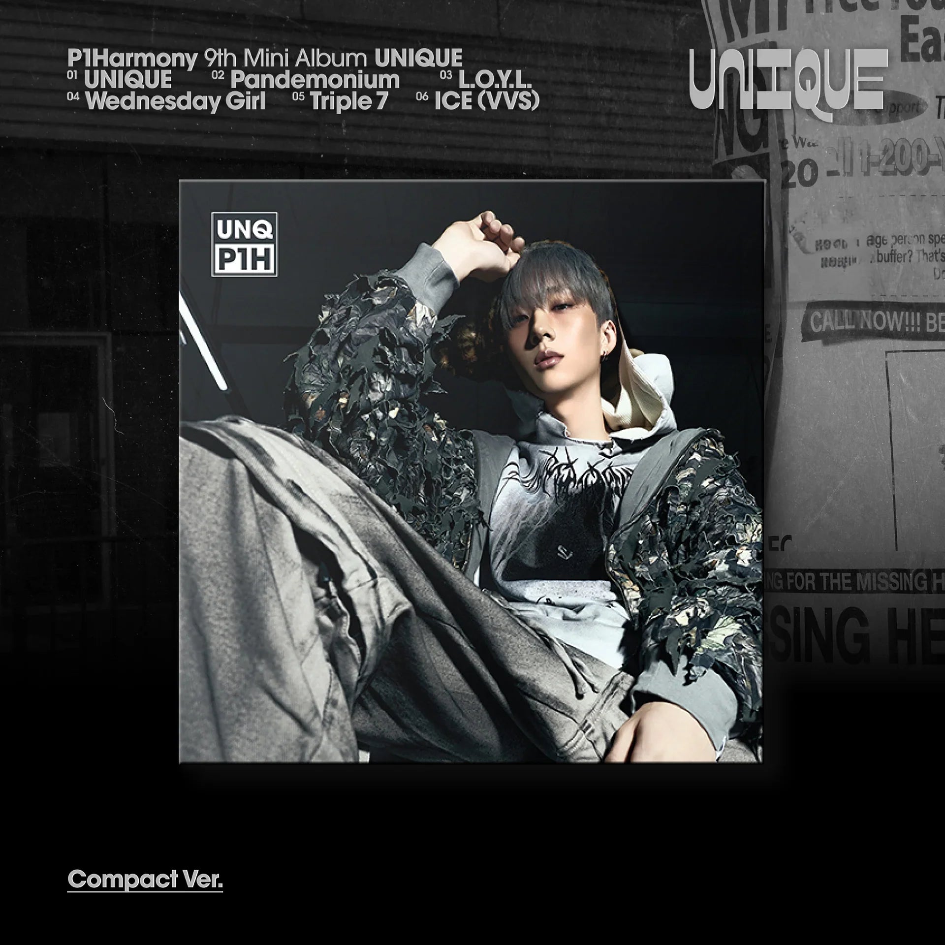 P1Harmony – 9th Mini Album [UNIQUE] (Compact Ver.)