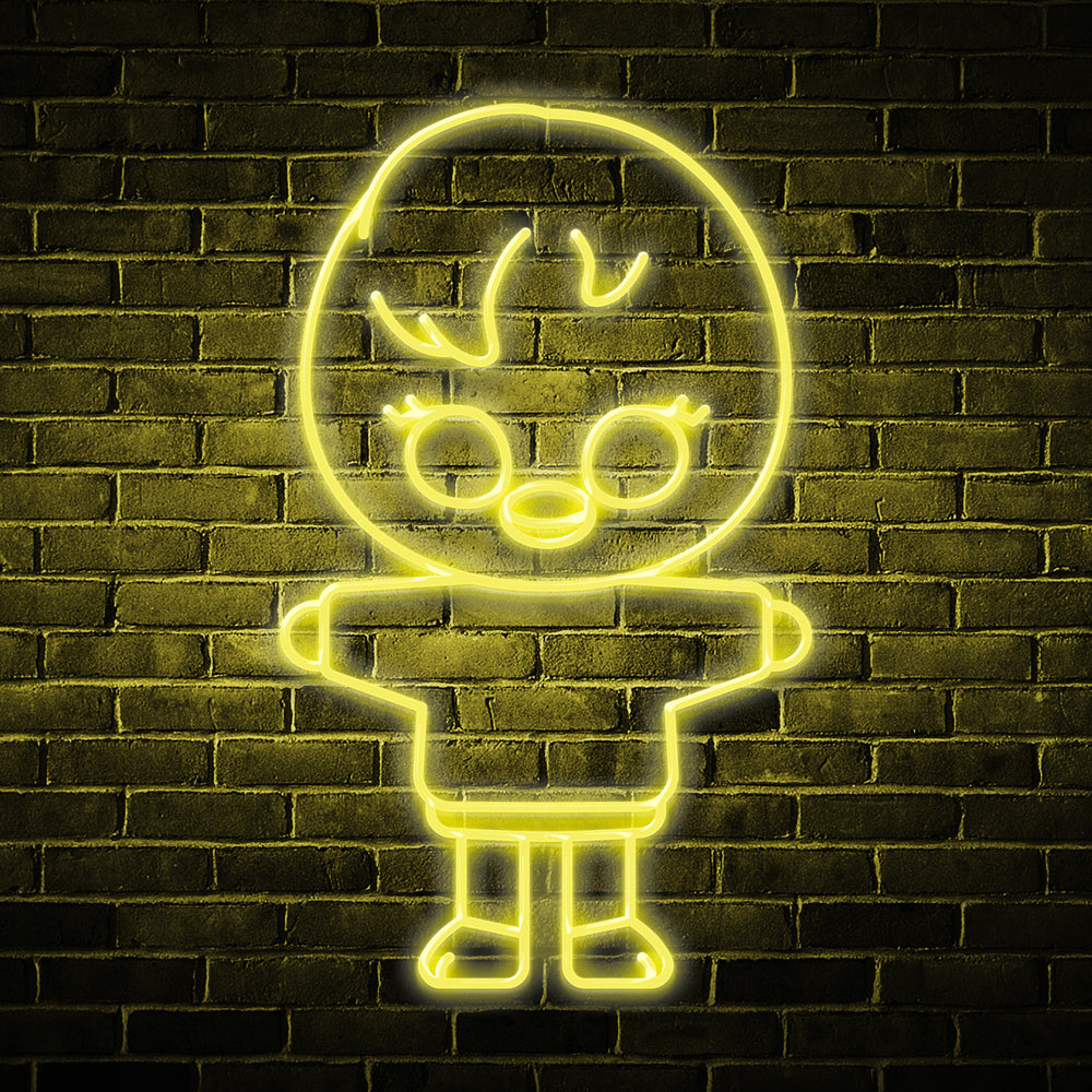 Néon LED Mural - Lemon Yellow Chick [ÉDITION LIMITÉE]