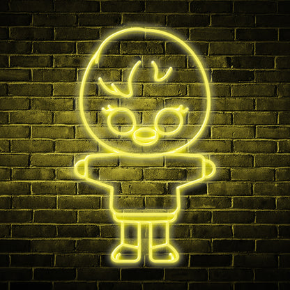 Néon LED Mural inspiré de BbokAri le SKZOO de Felix de Stray Kids