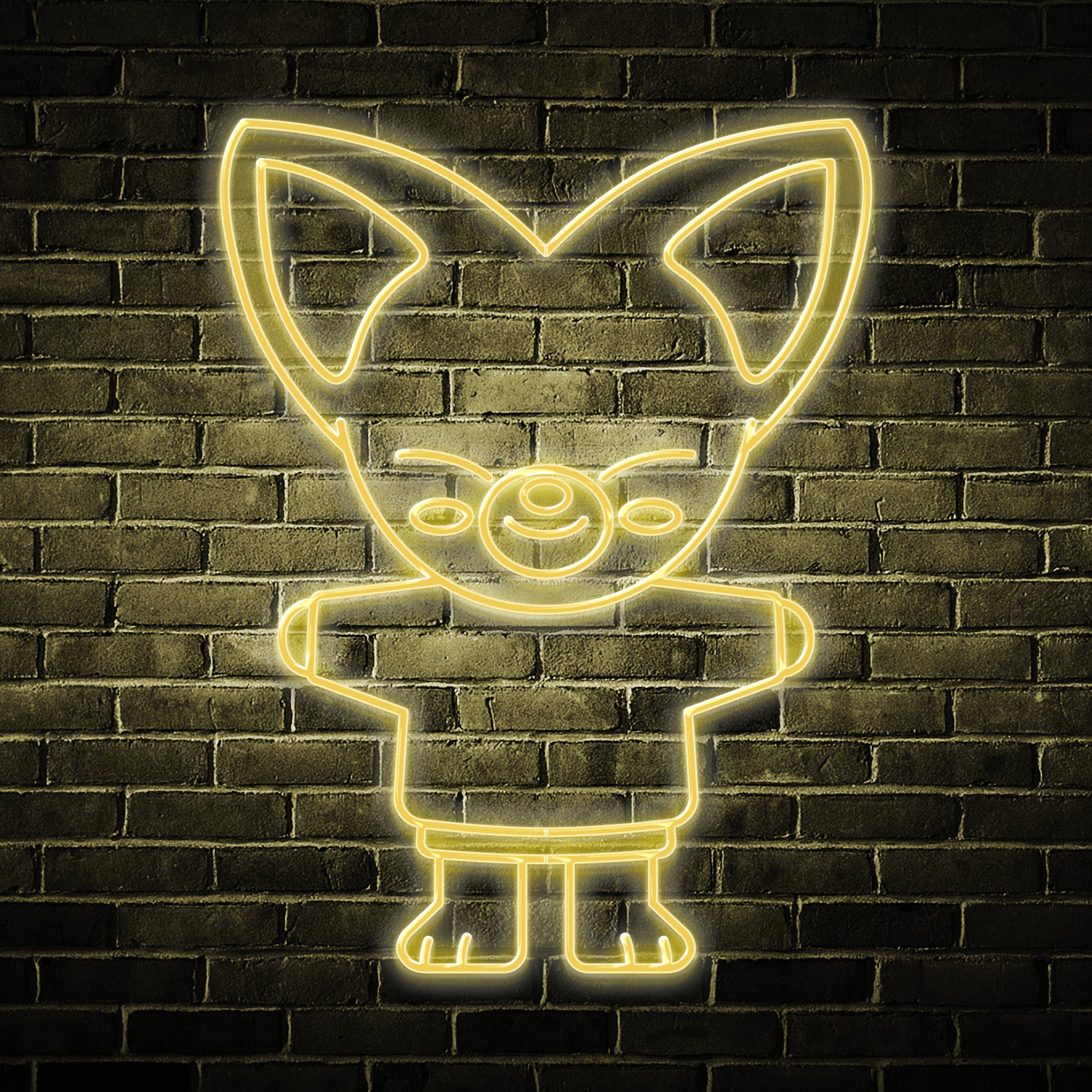 Néon LED Mural inspiré de FoxI.Ny le SKZOO de I.N de Stray Kids