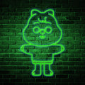 Néon LED Mural inspiré de Han Quokka le SKZOO de Han de Stray Kids