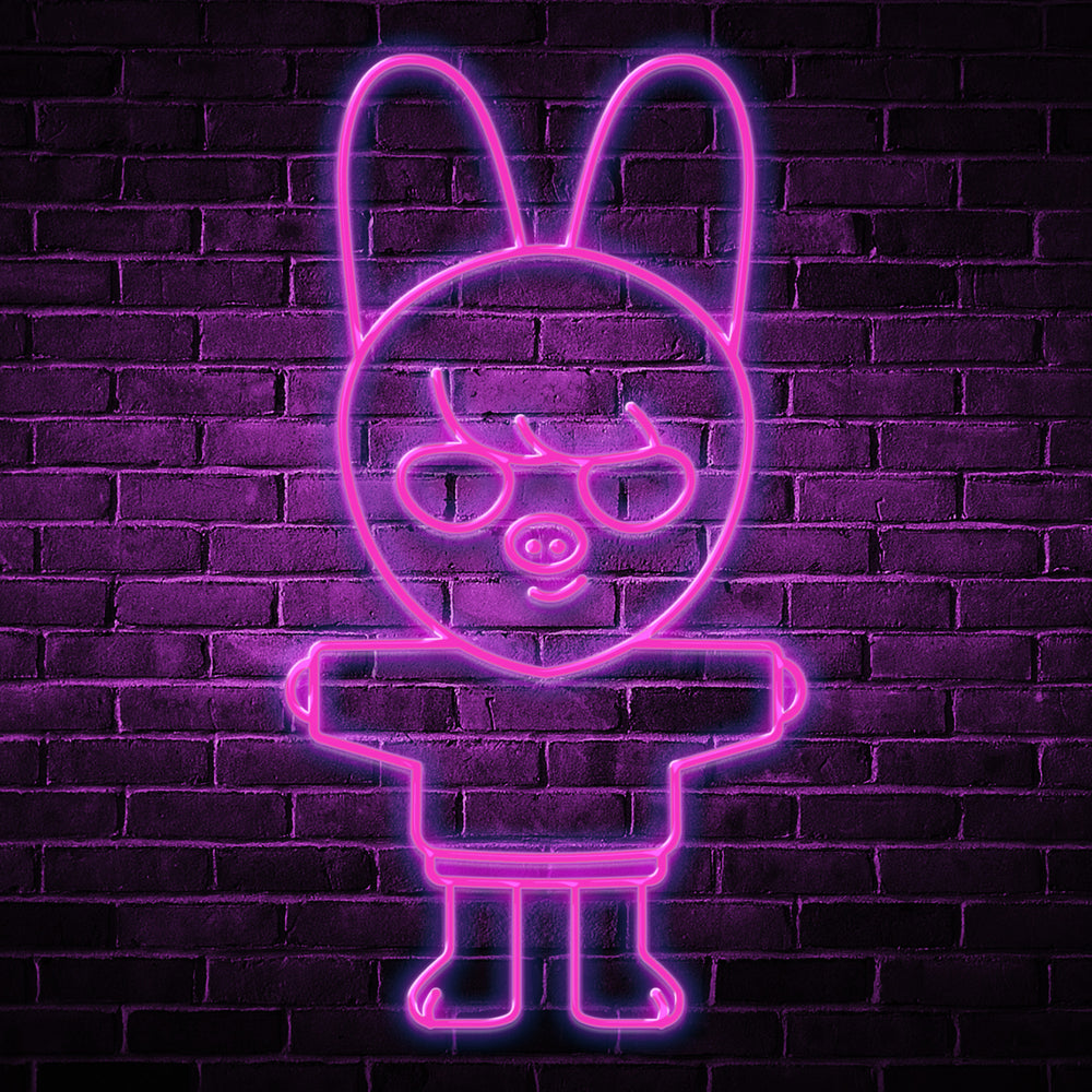 Néon LED Mural - Pink Pigny [ÉDITION LIMITÉE]