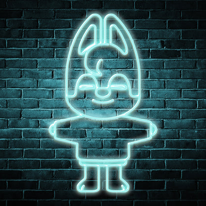 Néon LED Mural inspiré de Wolf Chan le SKZOO de Bang Chan de Stray Kids