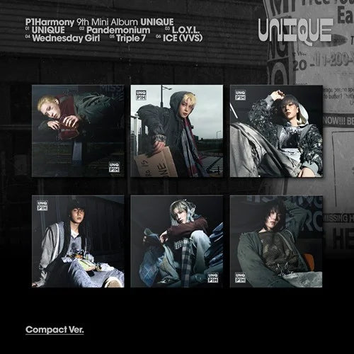 P1Harmony – 9th Mini Album [UNIQUE] (Compact Ver.) PRECOMMANDES