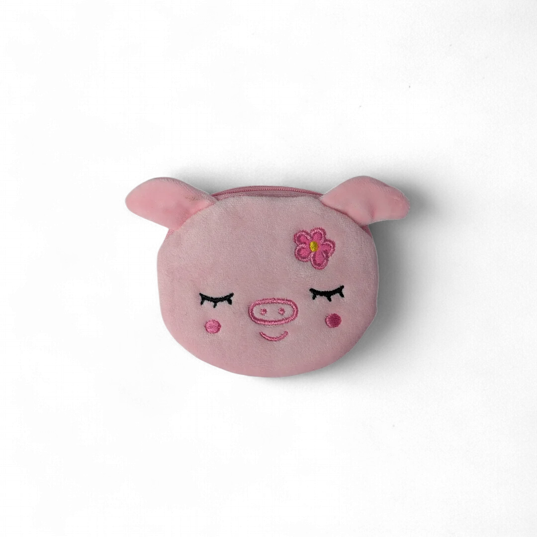 Monedero de peluche - animales