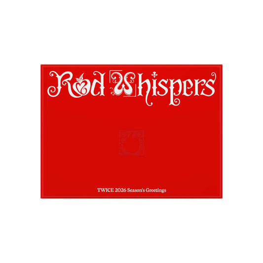 TWICE - 2026 SEASON'S GREETINGS [RED WHISPERS] (PRÉCOMMANDES)