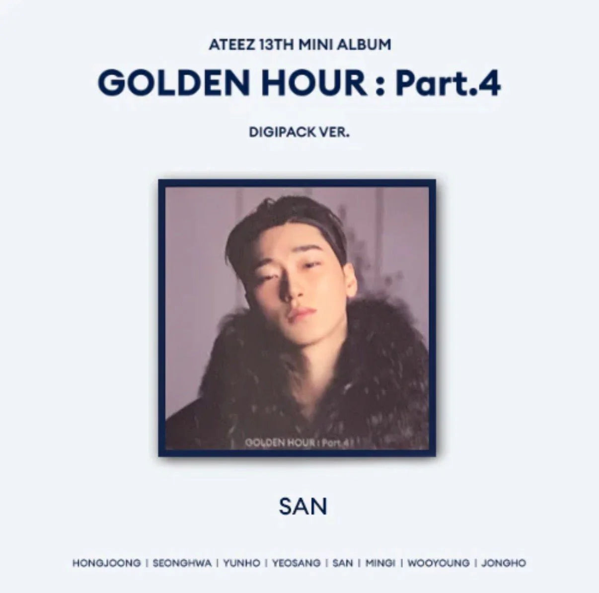 ATEEZ – 13th Mini Album [GOLDEN HOUR : Part.4] (DIGIPACK VER.)