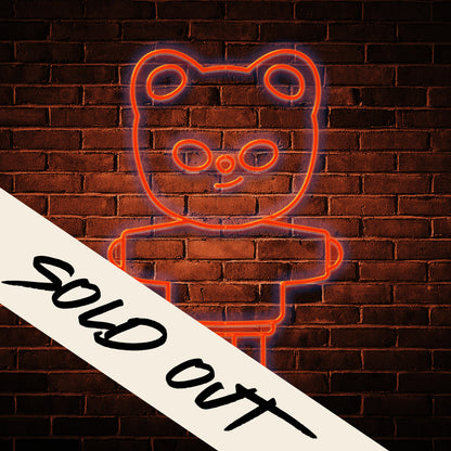 Néon LED Mural - Orange Red Ferret [ÉDITION LIMITÉE]