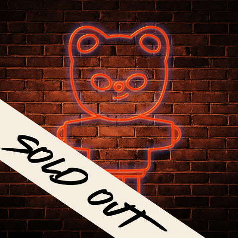 Néon LED Mural - Orange Red Ferret [ÉDITION LIMITÉE]