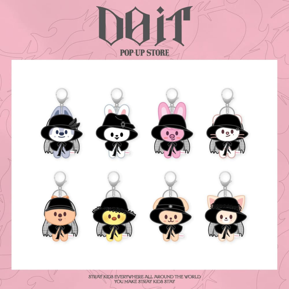 Stray Kids - [DO IT] SKZOO COSTUME MAGNET PLUSH KEYRING