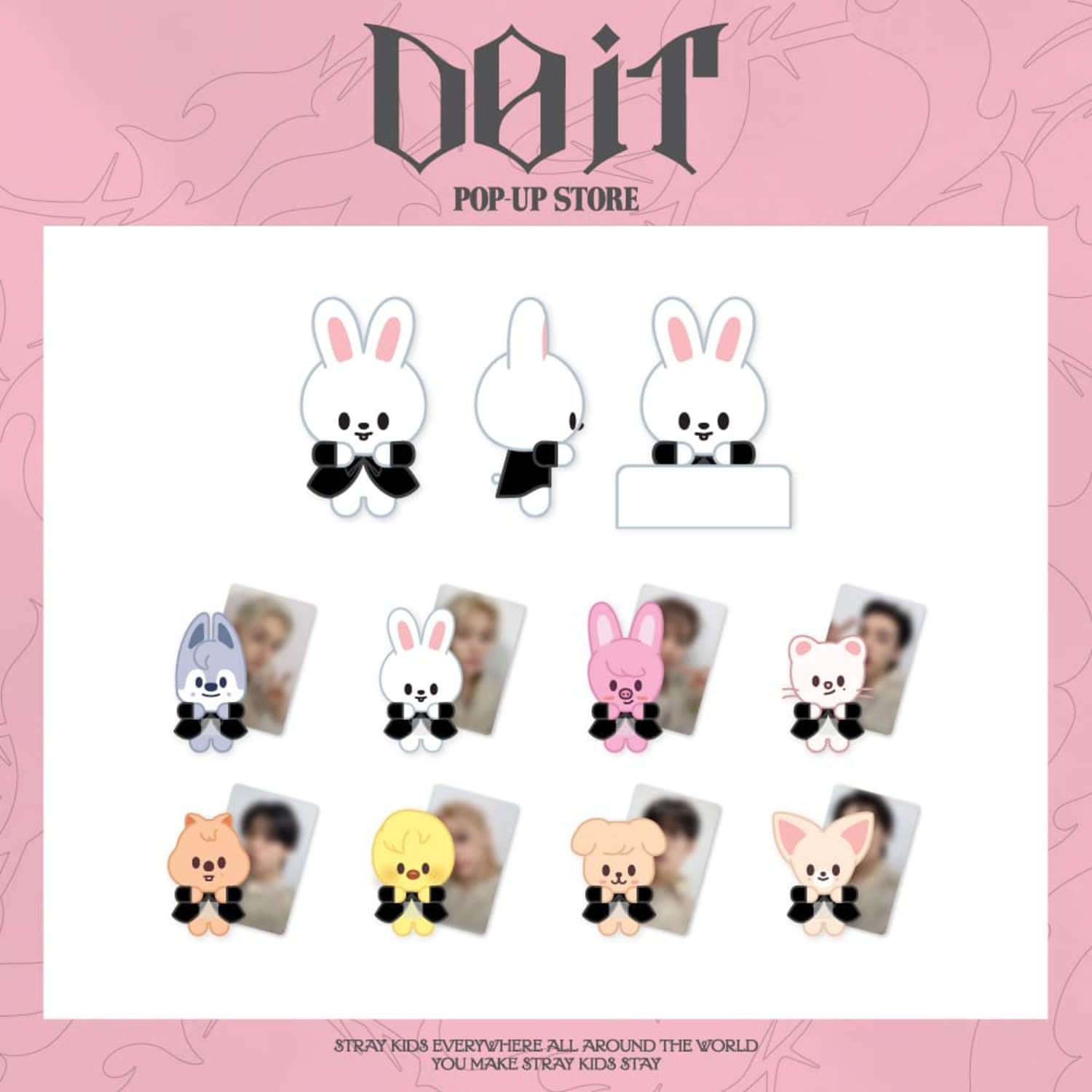 Stray-kids Porte-clés SK-ZOO SK-Z 5Clock Key Ring Stay Karma Porte Cls Acrylique Quokka 5cm  040591da 8f45 542c 9fe5 6f2b2e960529