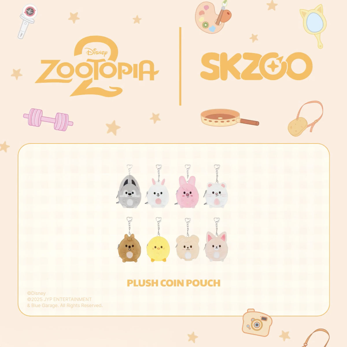 [SKZOO X ZOOTOPIA2] SKZOO PLUSH COIN POUCH