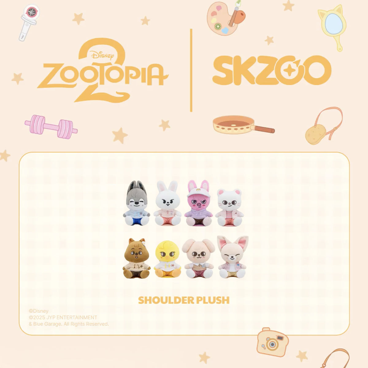 [SKZOO X ZOOTOPIA2] SHOULDER PLUSH