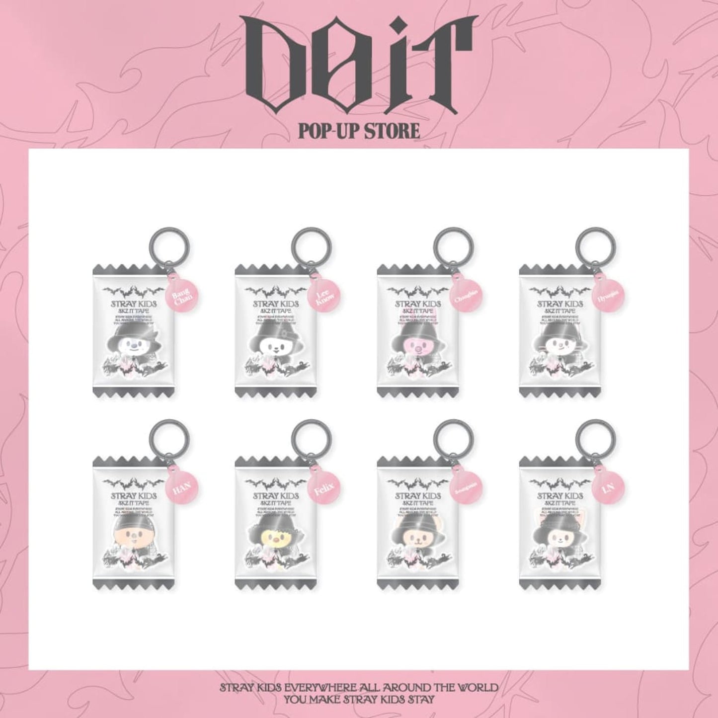 Stray Kids - [DO IT] SKZOO SHAKER KEYRING
